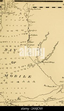 Colonial Mobile; eine historische Studie, die größtenteils aus Originalquellen, dem Alabama-Tombigbee-Becken und dem alten Südwesten stammt, von der Entdeckung des Spiritu Santo im Jahr 1519 bis zum Abriss von Fort Charlotte im Jahr 1821. Stockfoto