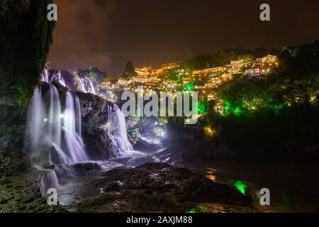 Das Furongzhen Wasser in Hunan China Stockfoto