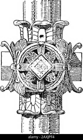 Dinanderie; eine Geschichte und Beschreibung von mittelalterlichen Kunstwerken in Kupfer, Messing und Bronze . Abb. 41.-Knop auf BambergCandlestick Abb. 42.-Knop auf BambergCandlestick, mit Email Stockfoto