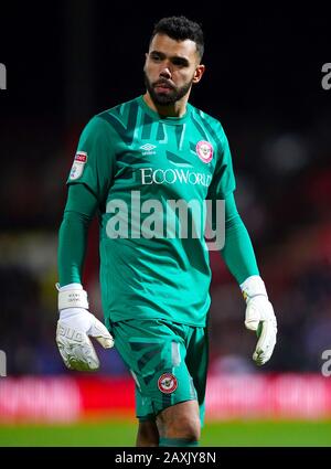Brentford Torwart David Raya Martin Stockfoto