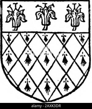 Peacham's Compleat Gentleman, 1634 . 20(J The PraSlice of Bla^nry. Er trägt Fufilie, Ermineand Sable, auf einem Chiefe des Thefecond, drei Lillies. Dieses Isthe Coate of Magdalen Col-Ledge in Oxford, Das von dem berühmten Prälat WiUiamde Walnflet, gefimmelt Fetten, gegründet wurde. Er wurde in Wainfiet, einer kleinen Stadt am Meer, in JncollnJhire, Ann, getragen. 14.59.. Stockfoto