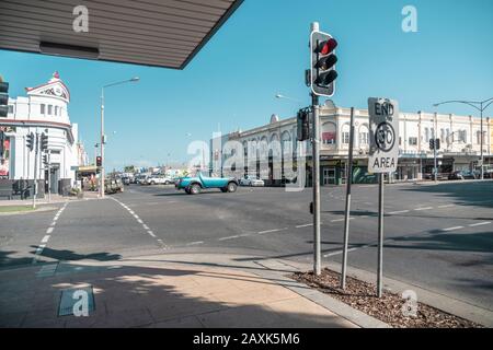 Australien Auf dem Roadp Stockfoto