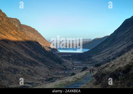 Zu Fuß im Glenveagh National Park, County Donegal Stockfoto