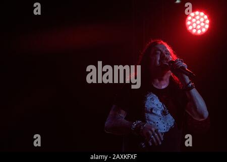 Rom, Italien. Februar 2020. Die amerikanische Progressive-Metal-Band kehrt nach Italien zurück, um die zwanzig Jahre 'Scenes From a Memory' zu feiern. Die Tour, die das zwanzigste Jubiläum der Veröffentlichung des berühmtesten Albums von Dream Theater, 'Scenes From a Memory', von 1999, feiert, heißt 'Distance Over Time'. (Foto von Domenico Cippitelli/Pacific Press) Credit: Pacific Press Agency/Alamy Live News Stockfoto