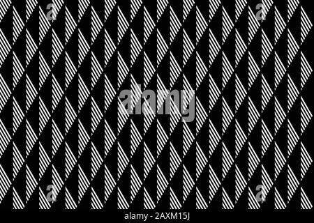 Abstrakter, minimaler schwarzer Hintergrund mit 80-er-Deko-Muster. Dekorieren für Werbung, Poster, Grafiken, Vorlagendesign, Druck. Illustrationsvektor Stock Vektor