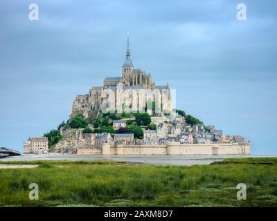 Frankreich, Normandie, Le Mont-Saint-Michel Stockfoto