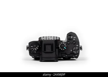 Bangkok, Thailand - 14. Juni 2019, Sony A9 (Alpha 9) Fullframe spiegellose Kamera war Thailand 2019, Bangkok, Thailand. Stockfoto