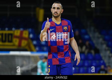 Barcelona, Spanien. Februar 2020. Boyis vom FC Barcelona im Einsatz während des Futsal-Spiels der spanischen Fußballpokale del Rey zwischen dem FC Barcelona Lassa und Pescados Ruben Burela in Palau Blaugrana am 12. Februar 2020 in Barcelona, Spanien. Credit: Dax/ESPA/Alamy Live News Stockfoto