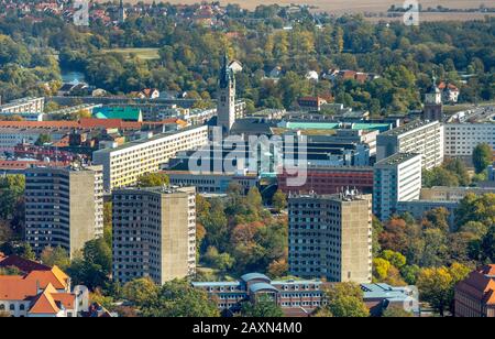 Luftbild, Rathaus Dessau-Roßlau, Bürgerbüro Dessau-Roßlau, Touristeninformation Dessau-Roßlau, Straße Zerbst, Dessau, Landkreis Goslar, Sachsen Stockfoto