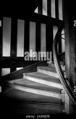 Bramall Hall Innen und Außen Stockfoto