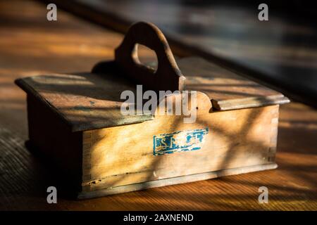 Bramall Hall Innen und Außen Stockfoto