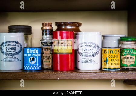 Bramall Hall Innen und Außen Stockfoto