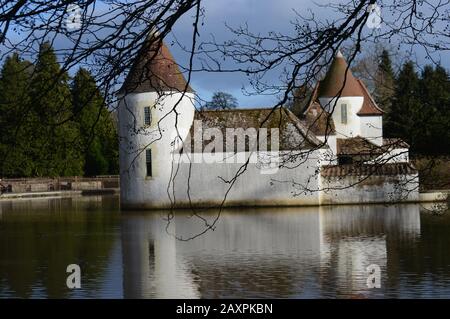 Dutch Village, Craigtoun Park, St Andrews, Fife an einem sonnigen Februartag Stockfoto