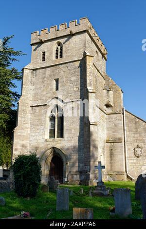 ST Cyr's Church Tower, Stonehouse, Gloucestershire, Großbritannien Stockfoto