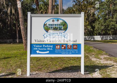 DeBary Hall Historic Site in Debary, Florida, USA Stockfoto