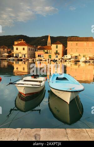 Stari Grad, Insel Hvar, Dalmatien, Kroatien Stockfoto