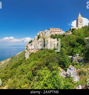 Lubenice, Cres Island, Kvarner Bay, Kroatien Stockfoto