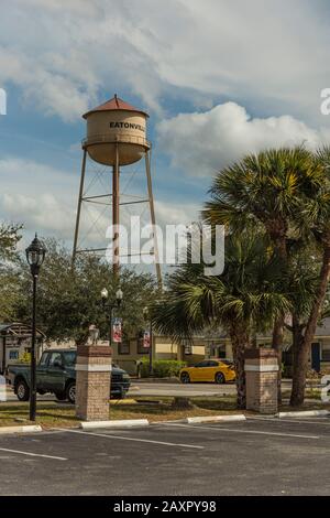 Water Tower in Eatonville, Florida USA Stockfoto