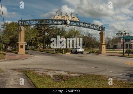 Historische Stadt Eatonville, Florida USA Stockfoto