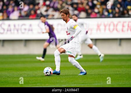 Kameoka, Kyoto, Japan. Februar 2020. Hiroshi Kiyotake (Cerezo), 9. Februar 2020 - Fußball/Fußball: 2020 J.League Preseason Match zwischen Kyoto Sanga F.C. 2-3 Cerezo Osaka im Sanga Stadium von KYOCERA in Kameoka, Kyoto, Japan. Credit: SportsPressJP/AFLO/Alamy Live News Stockfoto