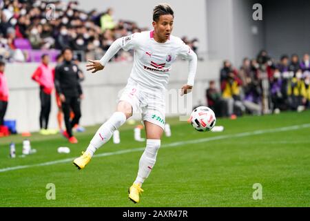 Kameoka, Kyoto, Japan. Februar 2020. Riku Matsuda (Cerezo), 9. Februar 2020 - Fußball/Fußball: 2020 J.League Preseason Match zwischen Kyoto Sanga F.C. 2-3 Cerezo Osaka im Sanga Stadium von KYOCERA in Kameoka, Kyoto, Japan. Credit: SportsPressJP/AFLO/Alamy Live News Stockfoto