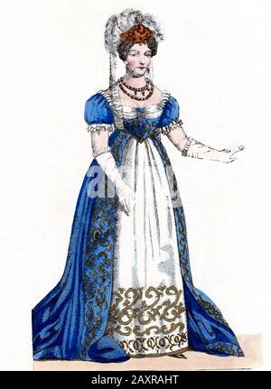 Marie-Thérèse : MADAME ROYALE, Charlotte Bourbon de France (* um 790-1851 in Paris), Duchesse d'Angoulême und Dauphine de France. Tochter von König Louis XVI. De France und Marie Anteinette von Absburg. Madame Royale war die einzige seiner Familie, die der französischen Revolution überflutet wurde. Heiraten Sie seinen Vetter Louis-Antoine d'Artois (* 1775; † 1844) im Jahr 1799. Porträt des undentified französischen Graveurs, 1646 . - Maria Teresa Carlotta di Borbone-Francia - CASA REALE BOURBON FRANCE - BORBONE FRANCIA - BORBONI - NOBILI - Nobiltà - REALI - ROYALE - RE - GESCHICHTE - ARCHIVIO GBB Stockfoto