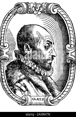 1600 Ca, ITALIEN: Der gefeierte italienische Philosoph, Universalgelehrte, Okkultist, Dramatiker und Alchemist GIOVANNI BATTISTA DELLA PORTA ( Vico Equense , 1535 Ca - Napoli, 1615 ). Graviertes Porträt aus dem XVII Jahrhundert. - FILOSOFO - FILOSOFIA - ALCHEMIE - ALCHIMIA - ALCHIMISTA - PHILOSOPHIE - THEATER - COMMEDIGOGRAFO - DRAMMATURGO - PLAYWRIGHTER - GIAMBATTISTA - GIOVAMBATTISTA - MATEMATICO - MATEMATICA - METEOLOGIA - METEOLOGO - METEOROLOGIE - ASTOLOSTOLOTORIE - ALOTROLOTRY - ORIE - ORIE - ALOSTOSTOSTORIE - ORIE - ALOSTOSTOTRY - ALOSTOSTATIA - ALOST - Gorgiera - Kragen - colletto - prägnanisiert - Gravur - illustratio Stockfoto