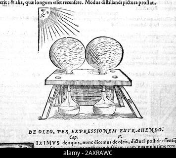 1586 Ca, ITALIEN: Der gefeierte italienische Philosoph, Universalgelehrter, Okkultist, Dramatiker und Alchemist GIOVANNI BATTISTA DELLA PORTA ( Vico Equense , 1535 Ca - Napoli, 1615 ). Gravur von einer Seite des Buches MAGIAE NATURALIS . - FISIOGNOMICA - PHYSIOGNOMIE - FILOSOFO - FILOSOFIA - ALCHEMIE - ALCHIMIA - ALCHIMISTA - PHILOSOPHIE - THEATER - COMMEDIGOGRAFO - DRAMMATURGO - PLAYWRIGHTER - GIAMBATTISTA - GIOVAMBATTISTA - MATEMATICO - MATEMATICA - METAROLOGLOLOSTOLOSTOLOSTOLOSTOLOGOLOGOLOGOLOGOLOGOLOGITIE - METEOROLOGIE - METEOROLOGIE - METEOROLOGIE - METEOROLOGIE - METEOROLOGIE - METEOROLOGIE - METEOROLOGIE - METEOROLOGIE - METEOR - OCCULTISTA - OKKULT - Incisione - Gravur - il Stockfoto