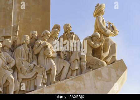 Padrao dos Descobrimentos, Denkmal der Entdecker in Belém, Lissabon, Portugal Stockfoto