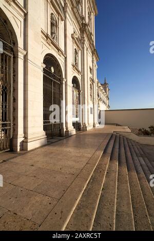 Kloster São Vicente de Fora in der Alfama von Lissabon, Lissabon, Portugal Stockfoto