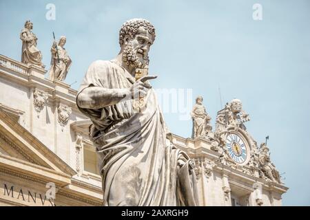 St. Peter Basilika, Rom, Latium, Italien Stockfoto