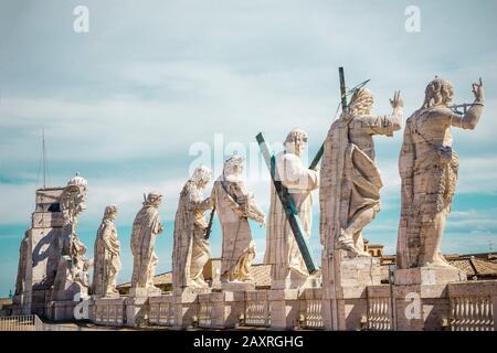 St. Peter Basilika, Rom, Latium, Italien Stockfoto