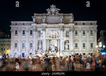 Trevi-Brunnen in Rom, Latium, Italien Stockfoto