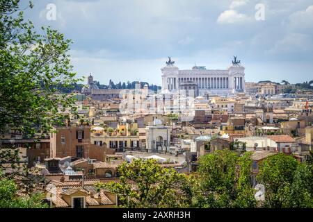 Monumento Nazionale a Vittorio Emmanuele II, Rom, Latium, Italien Stockfoto