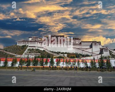 Potala-Palast in Tibet von China Stockfoto