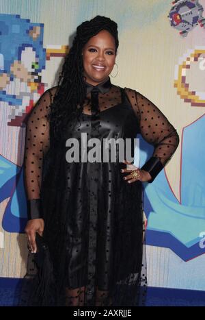 Los Angeles, Kalifornien, USA. Februar 2020. Natasha Rothwell 02/12/2020 "Sonic The Hedgehog" Special Screening im Regency Village Theatre in Los Angeles, CA Photo von Izumi Hasegawa/HollywoodNewsWire.Co Credit: Hollywood News Wire Inc./Alamy Live News Stockfoto