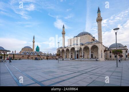 Konya Stadt mit Wahrzeichen im Stadtzentrum von Konya, Türkei. Stockfoto