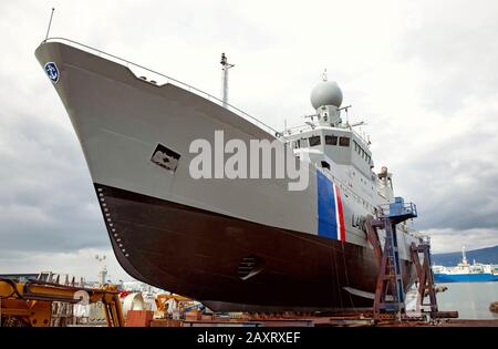 Hafen, Stadt, Island, Reykjavik, Hauptstadt, Europa Stockfoto