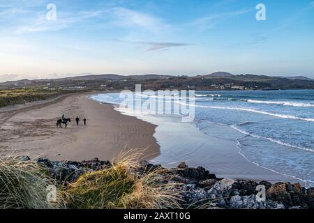 Culdaff Beach, Halbinsel Inishowen. County Donegal - Irland Stockfoto