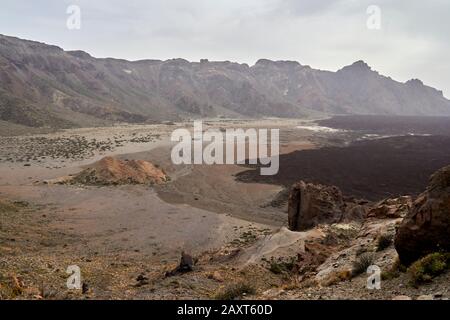 Fotos, die in der Umgebung des Teide-Nationalparks aufgenommen wurden. Stockfoto