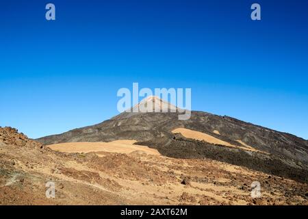 Fotos, die in der Umgebung des Teide-Nationalparks aufgenommen wurden. Stockfoto