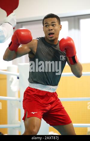 Tokio, Japan. Februar 2020. Sewon Okazawa (JPN) Boxing: Trainingseinheit für die Olympischen Spiele in Tokio 2020 Boxing Qualifying Events in Tokio, Japan. Credit: Yohei Osada/AFLO SPORT/Alamy Live News Stockfoto