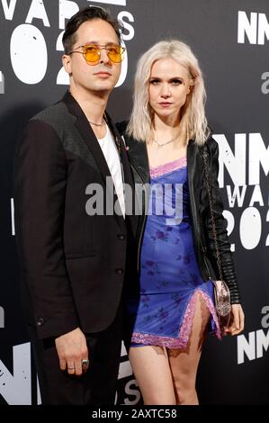 Ankunft während der NME Awards in der Brixton Academy, London. Stockfoto