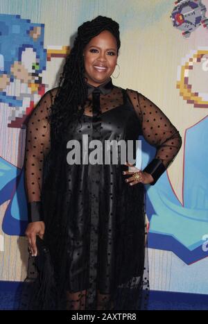 Los Angeles, USA. Februar 2020. Natasha Rothwell 02/12/2020 "Sonic The Hedgehog" Special Screening im Regency Village Theatre in Los Angeles, CA Credit: Cronos/Alamy Live News Stockfoto