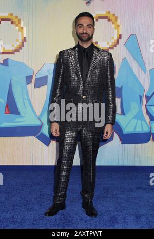 Los Angeles, USA. Februar 2020. Lee Majdoub 12.02.2020 "Sonic The Hedgehog" Special Screening im Regency Village Theatre in Los Angeles, CA Credit: Cronos/Alamy Live News Stockfoto