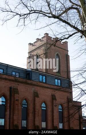 Die ehemalige St. Peter's Church, Hillfields, Coventry, West Midlands, Großbritannien Stockfoto