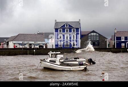 Hafen, Aberaeron Wales Stockfoto