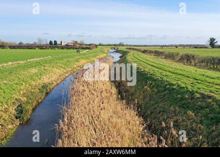 River Nar in Pentney, Norfolk Stockfoto