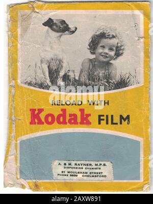 Kodak Film Wallet Stockfoto