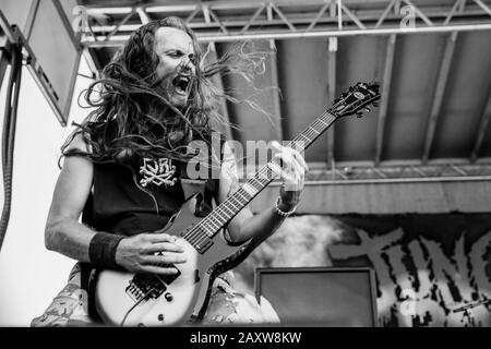 Juli 2015 in Bristol, VA - Jungle Rot auf dem Rockstar Energy Drink Mayhem Music Festival Stockfoto